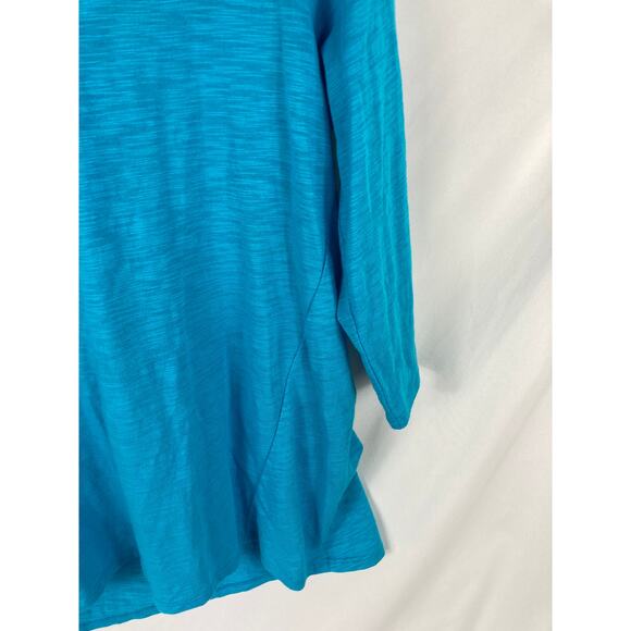 Chicos Ultimate Tee Blue Size 1 / Medium - Picture 2 of 5
